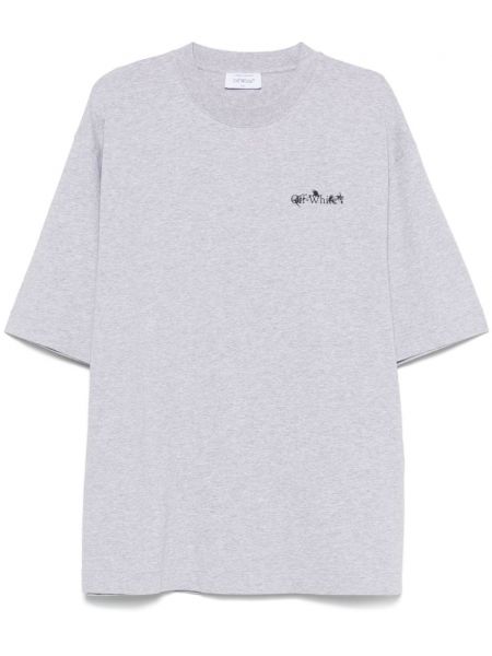 Blomstret t-shirt Off-white