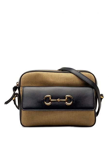 Crossbody torbica s džepovima Gucci Pre-owned smeđa