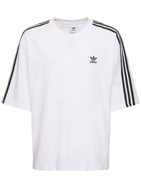 Ylimitoitettu t-paita Adidas Originals valkoinen