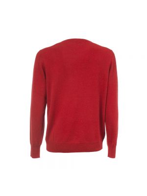 Jersey de cachemir a rayas de tela jersey Aspesi rojo
