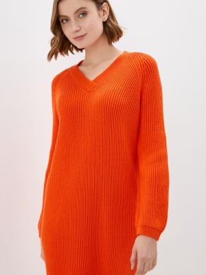 Платье-свитер Marytes оранжевое