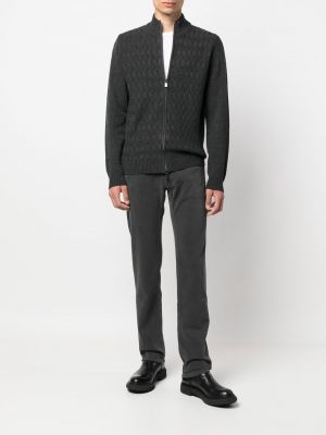 Kaschmir woll pullover Corneliani grau