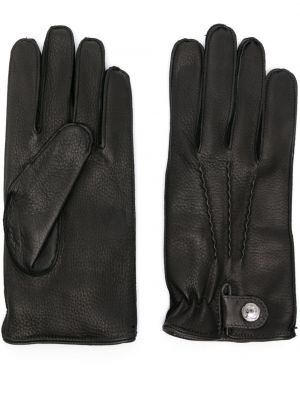 Kožené rukavice Corneliani čierna