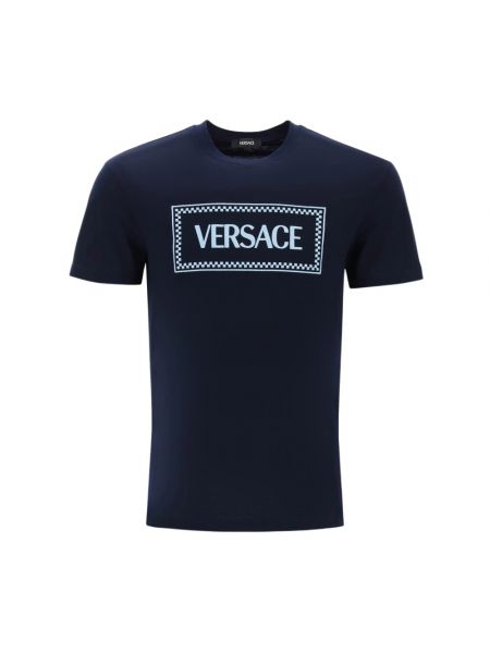Koszulka Versace niebieska