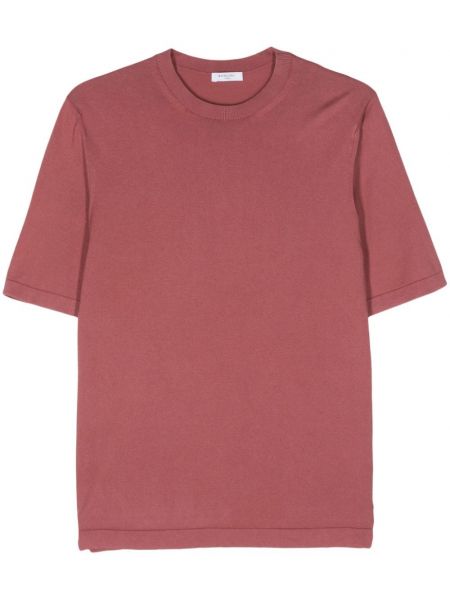 T-shirt en tricot Boglioli rouge