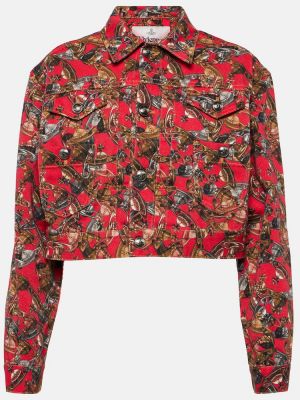 Džínová bunda s potiskem Vivienne Westwood