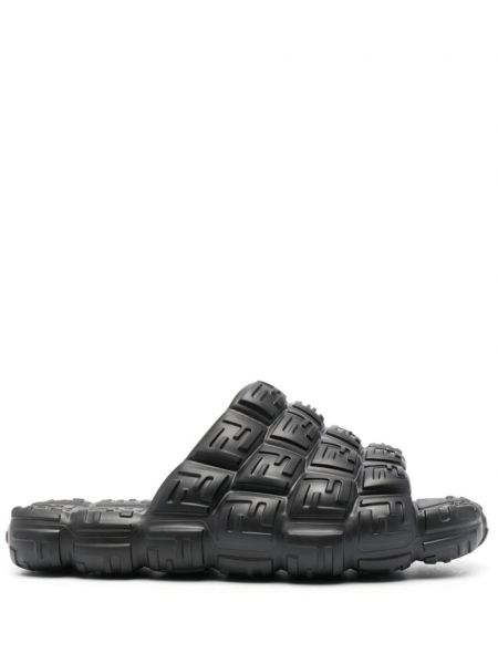 Slip-on ниски обувки Fendi черно