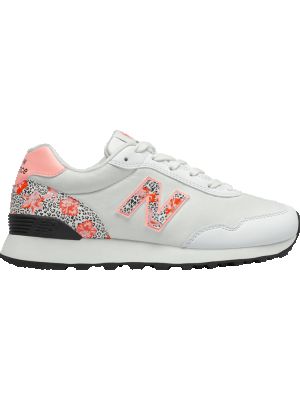 Леопардовые кроссовки в цветочек New Balance белые