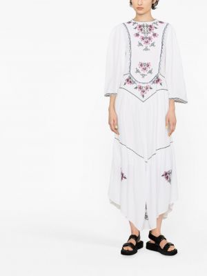 Midi šaty Isabel Marant bílé
