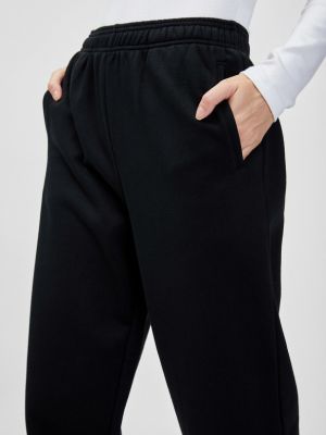 Ретро спортни панталони с висока талия Gap черно