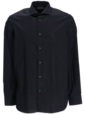 Košeľa Emporio Armani čierna