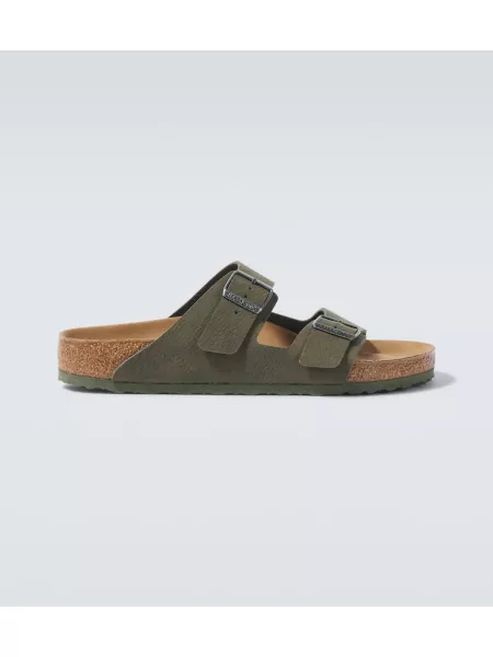 Sandaletter i läder Birkenstock grön