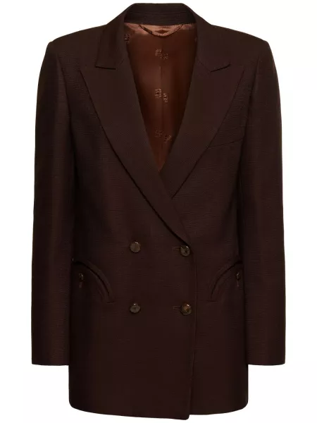 Blazer i viskos Blaze Milano brun