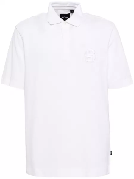 Poloshirt Boss hvid