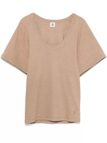 T-shirt By Malene Birger brun