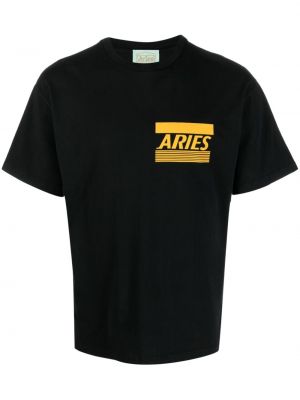 Памучна тениска с принт Aries