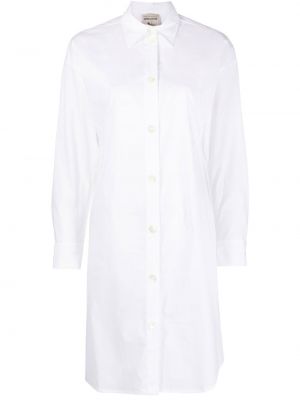 Рубашка платье из поплина Semicouture, белое