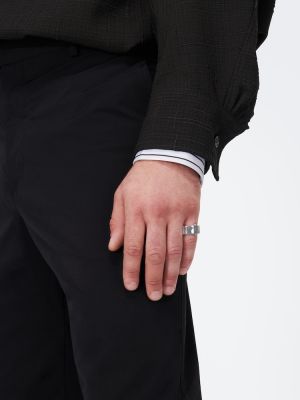 Gyűrű Bottega Veneta ezüstszínű