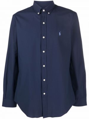 Broderet skjorte Polo Ralph Lauren blå