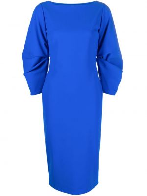 Midi obleka Chiara Boni La Petite Robe modra