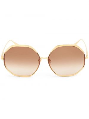 Sluneční brýle Linda Farrow zlaté