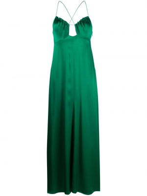 Макси рокля Merci зелено