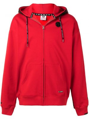 Sudadera con capucha con estampado Aape By *a Bathing Ape® rojo