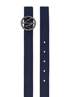 Cinturón con hebilla Armani Exchange azul