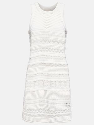 Βαμβακερή φόρεμα Isabel Marant λευκό