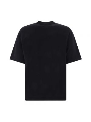 Camisa de algodón Burberry negro