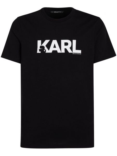 T-shirt Karl Lagerfeld sort