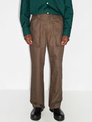Pantalones rectos Gr10k marrón