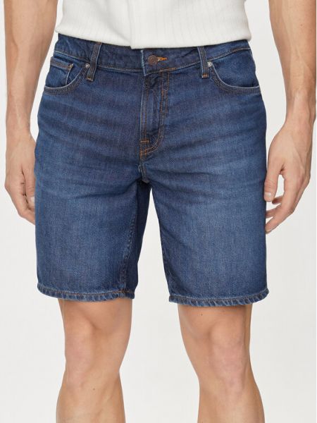 Shorts en jean slim Guess bleu