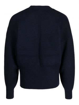 Cardigan en tricot à col v Cfcl bleu
