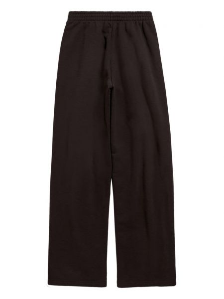 Pantalon en polaire en coton Balenciaga noir