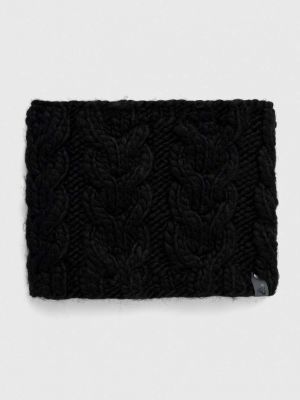 Черный однотонный шарф Roxy