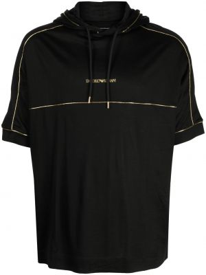 T-krekls ar kapuci ar apdruku Emporio Armani
