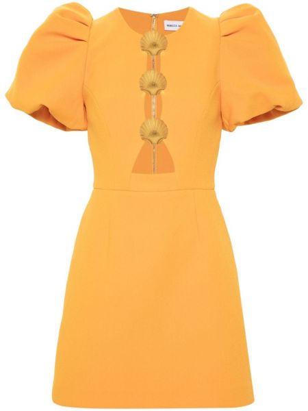 Robe droite en crêpe Rebecca Vallance orange