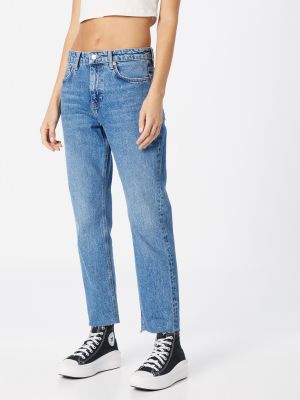 Straight leg jeans Topshop blu