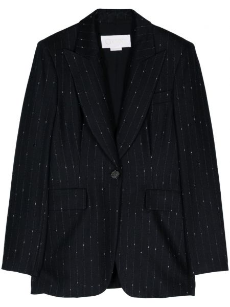 Stribet blazer Genny blå