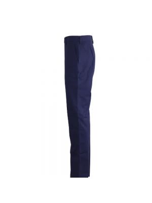 Pantalones de algodón Balenciaga Vintage azul