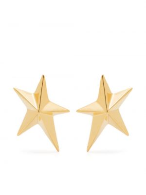 Boucles d'oreilles à motif étoile Mugler doré