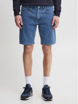 Slim fit priliehavé džínsové šortky Casual Friday modrá