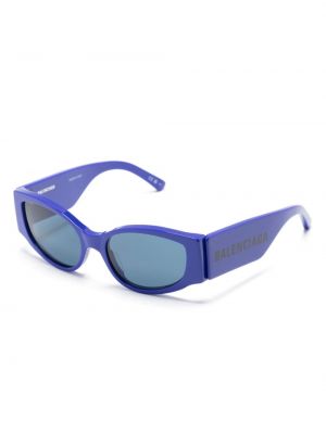 Sonnenbrille mit print Balenciaga Eyewear blau