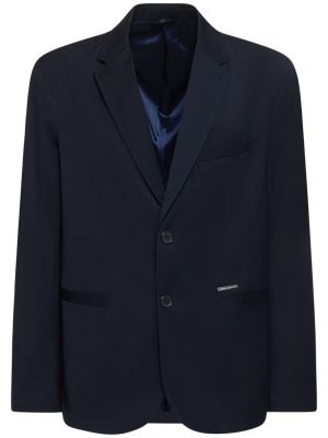 Blazer di lana Armani Exchange blu