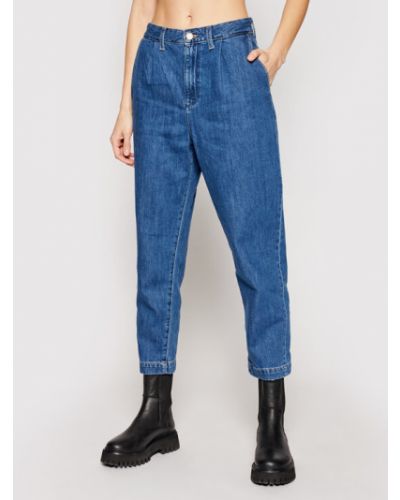 Wrangler Blugi Chino W22HZB26K Albastru Relaxed Fit