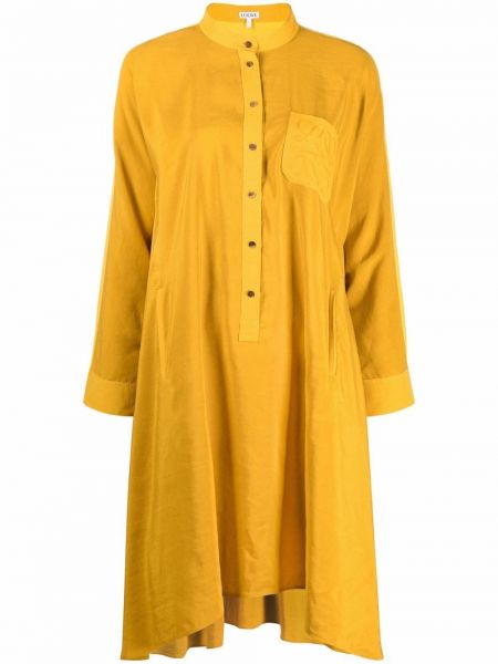 Vestido camisero Loewe amarillo