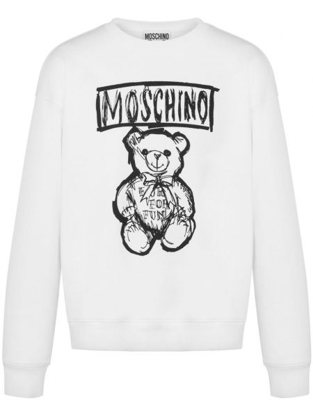 Sweatshirt Moschino hvid