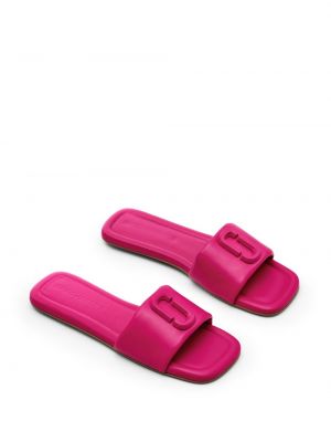 Kožené sandály Marc Jacobs růžové
