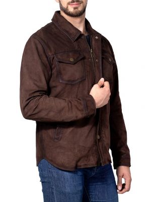 Куртка с длинным рукавом Frye коричневая